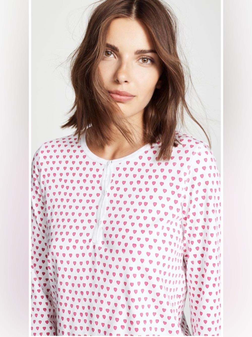 Roller Rabbit Heart PJ Top Long Sleeve